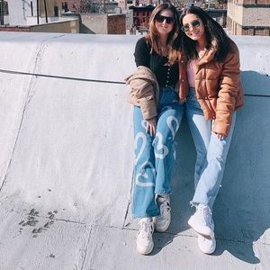 Heartthrob Straight Leg Jeans - Cider